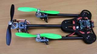 Turnigy Talon Tricopter V10 amp HK KK20 FirmwareV12 Vol36 Test flight [upl. by Beora]