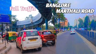 Banglore Marathahalli Road 🤩 [upl. by Yraek]