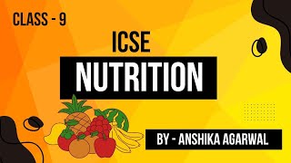 Nutrition  ICSE  class 9  Biology  Selina Nutrients Carbohydrates notes Part1 [upl. by Lemaj]