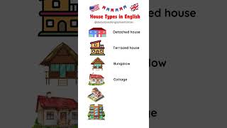 Types of Houses in English  English Vocabulary Lesson learnenglish english [upl. by Garcia31]