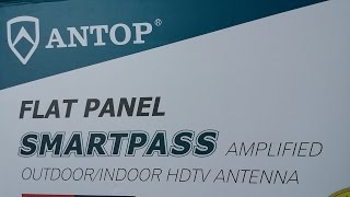 Antop Amplified Outdoor Indoor TV Antenna demonstration [upl. by Carlstrom777]