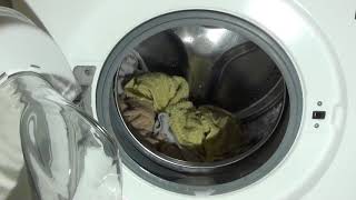 Lab Experiment  Rinse and spin with door open in Samsung Ecobubble Washing machine [upl. by Hasina655]