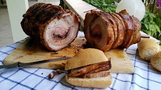 Original Italian PORCHETTA How To Make at Home [upl. by Horgan]