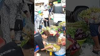 Overview of seller in a market  Local Lifestyle Cambodia [upl. by Pontius823]