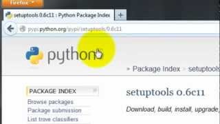 Installing SetupToolseasyinstall [upl. by Ko]