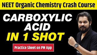 CARBOXYLIC ACID in One Shot  All Concepts Tricks amp PYQs  Class 12  NEET [upl. by Eulau876]