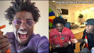 quotYall Dont Know Mequot Kodak Black Crashes Out After Kai Cenat Stream [upl. by Oijimer884]