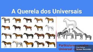 Filosofia Medieval a querela dos universais  Filosofia  2ªEM [upl. by Arihay]