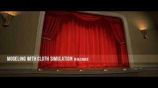 Modeling with Cloth Simulation in Blender [upl. by Bussey]