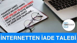 HARÇ VE DEĞERLİ KAĞIT BEDELİ İADE BAŞVURUSU VERGİ DAİRESİNE GİTMEDEN [upl. by Hijoung]