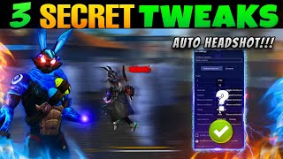 Best Secret TWEAKS For Free Fire PC Auto Headshot No Recoil  Bluestacks 5  Msi 5 [upl. by Laurianne]