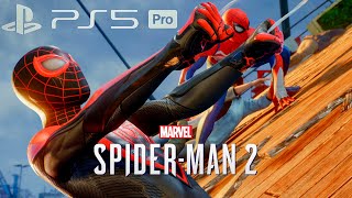 SPIDERMAN 2 PS5 PRO FREE ROAM GAMEPLAY  FERFORMANCE PRO MODE  4K 60 FPS THESMGFIRE [upl. by Ardnuasal638]