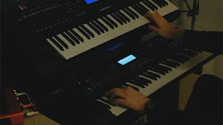 Crocketts Theme  Jan Hammer Cover on Yamaha MOXF [upl. by Cence]