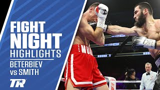 Artur Beterbiev Crushes Callum Smith at Home  FIGHT HIGHLIGHTS [upl. by Anivad]