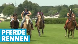 Iffezheim Ponys und Kaltblüter auf der Rennbahn [upl. by Erleena]