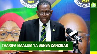 TAARIFA MAALUM YA SENSA ZANZIBAR [upl. by Clarence121]