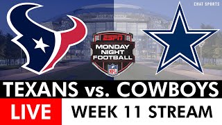 Texans vs Cowboys Live Streaming Scoreboard PlayByPlay Highlights amp Stats  NFL Week 11 On ABC [upl. by Ferriter]