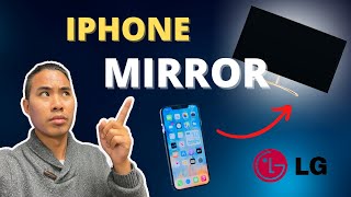 How to Mirror Your iPhone to an LG TV Screen Mirror Airplay or HDMI [upl. by Harbour803]