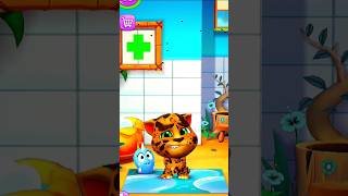 Tom cartoon short 🌈🥝😺🍇🥑🍎🍉🎯🍭 satisfying popit challenge talkingtom games comedy funny [upl. by Ahseetal]