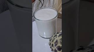 Sitafal milkshake 🥛🤤। Custard apple shake। custardapple milkshake healthy tasty [upl. by Darsey]