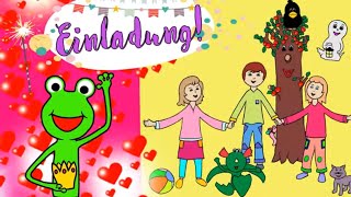 Einladung zum Kindergeburtstag [upl. by Atis]