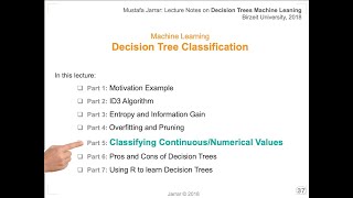 Decision Tree Learning P57 [upl. by Geis950]