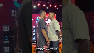 Jose Ramirez STARES DOWN Arnold Barboza at press conference [upl. by Hubing749]