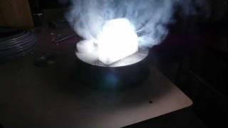 Magnesium burning inside dry ice [upl. by Atikahs]