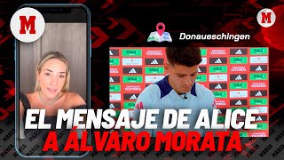 La reacción de Morata al mensaje de su mujer quotEres el luchador más grandequot I MARCA [upl. by Ayak]