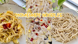 How I made noodles from scratch🍝 [upl. by Akemad]