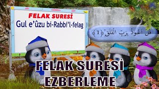 Felak Suresi  Felak Suresi Ezberleme  Çocuklar için Namaz Sureleri  Surah AlFalaq  Didiyom Tv [upl. by Thier429]