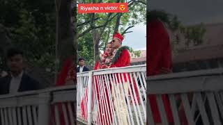 Riyasha dahal and victor poudel marriage video [upl. by Llenahc754]