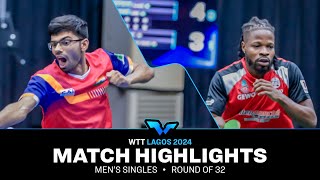 Manav Vikash Thakkar vs Olajide Omotayo  MS R32  WTT Contender Lagos 2024 [upl. by Nivram]