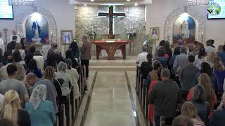 MARONITE LITURGY AND A TALK BY MYRNA OF SOUFANIEH [upl. by Aicenek]