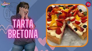 Tarta bretona de mango y maracuyá  EscuelaDeCocina [upl. by Eibbor728]