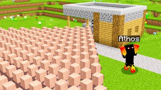 Villagers Invadiram Minha Casa no Minecraft [upl. by Yekcin]