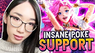 ⭐ INSANE RANGE  POKE SUPPORT  Seraphine Support  Luminum [upl. by Yra]