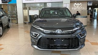 2023 Toyota Hyryder Hybrid Top Model Grey  Exterior amp Interior in detail  Walkaround toyota [upl. by Leighland]