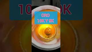 Pureza del ORO 10K y 9K 18K vs 9K gold oro jewelry shortvideo shorts youtubeshorts [upl. by Nosiaj]