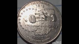 18162002 Indiana amp Quarter dollar United States America coin Value and price rare [upl. by Lamraj]