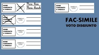 Amministrative 2018  Come funziona il voto disgiunto per le elezioni comunali [upl. by Uuge]