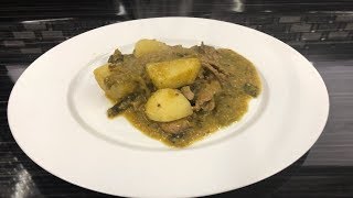 Carne En salsa verde Con chile poblano [upl. by Eenhpad]