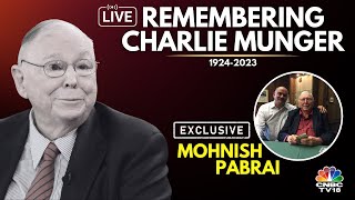 Remembering Charlie Munger  Market Masters With Mohnish Pabrai  N18L  CNBC TV18 [upl. by Nueovas211]