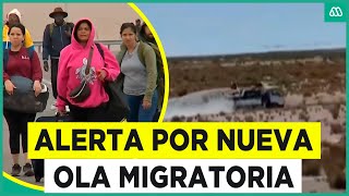 Nueva ola migratoria ya estaría en Chile Se registraron personas cruzando por Colchane [upl. by Costa]