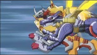 warp digivolve of agumon and gabumon to wargreymon amp metalgarurumon english dubbed [upl. by Jamal]