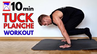 10 Min Tuck Planche Workout  All Levels [upl. by Finnie388]