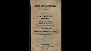 Donizetti Linda di Chamounix  Ambo nati in questa valle  Mattia Battistini baritono [upl. by Oileve]