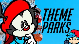 Animaniacs Theme Parks Animation [upl. by Ateekan]