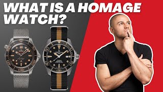 What Is A HOMAGE WATCH Inspiration Styling Cues amp Copies [upl. by Tigram]