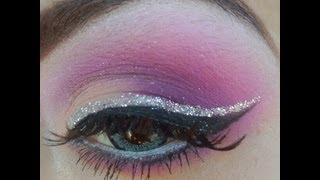 Tutorial de maquillaje Rosa morado y delineado plata  Juancarlos960 [upl. by Vivian601]